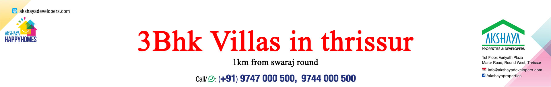 3bhk villas in thrissur