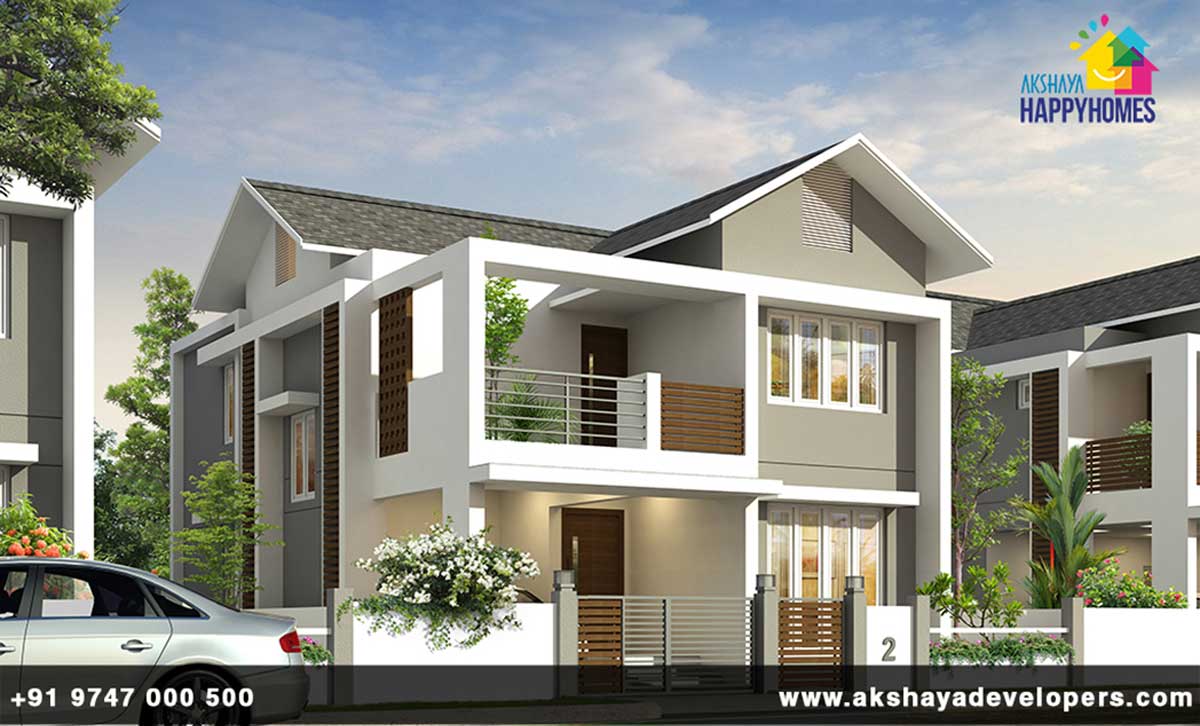 4 cent villa in thrissur