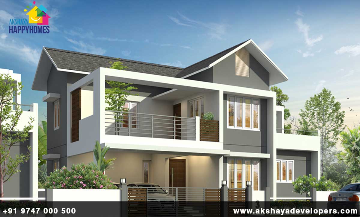 4 cent villa in thrissur